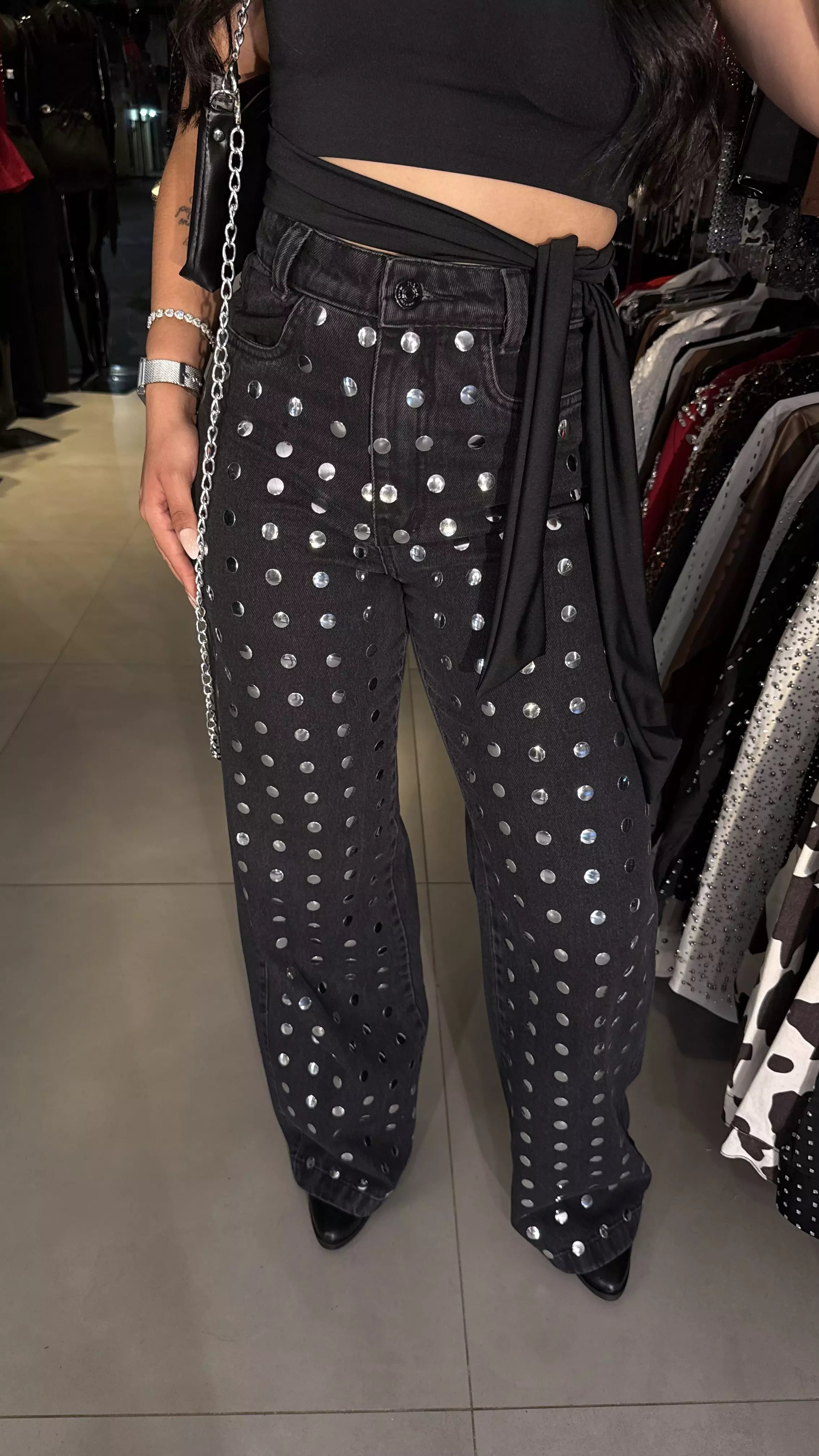 Calça Wide Leg Éclipse
