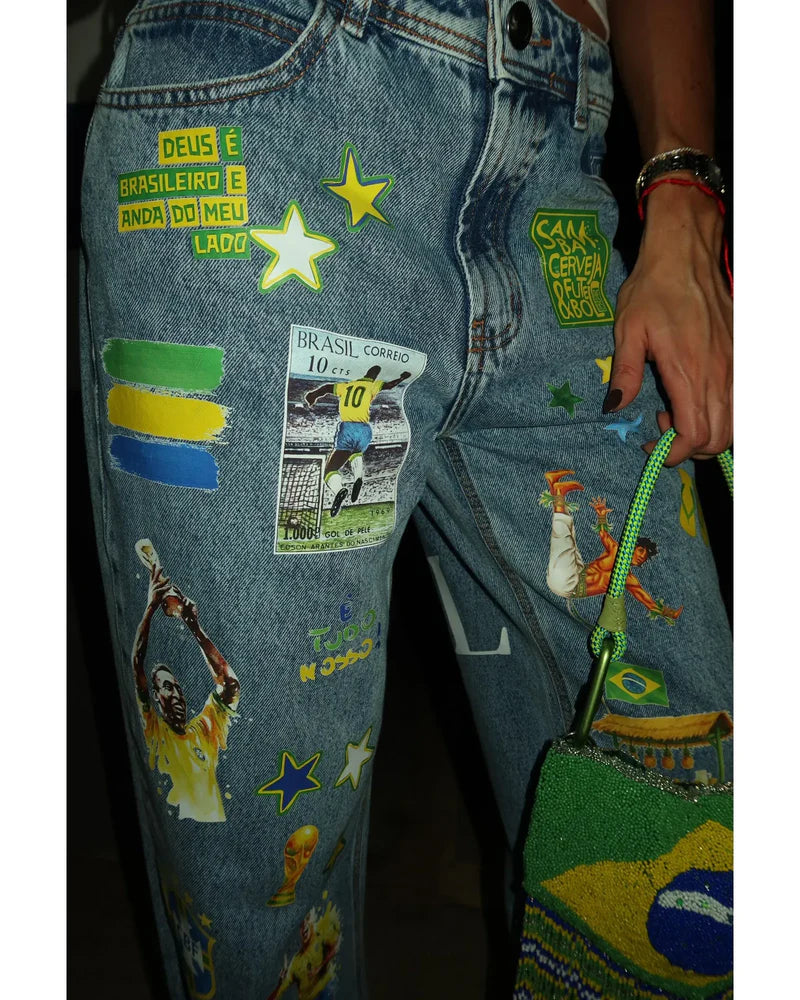 Wide Leg Brasil Stickers